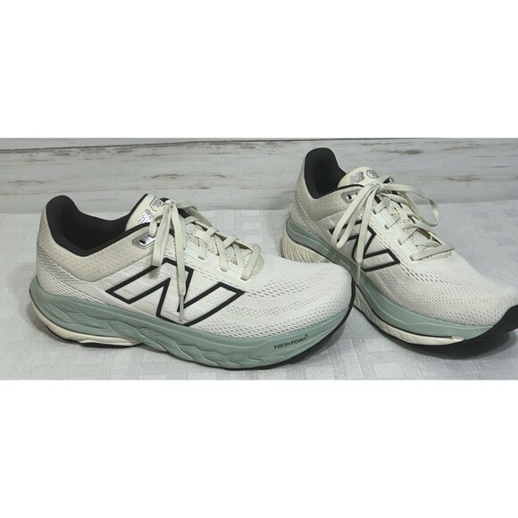 NEAR NU! New Balance Womens Fresh Foam W860T14 White Running Shoes Size 11 B - Picture 1 of 16